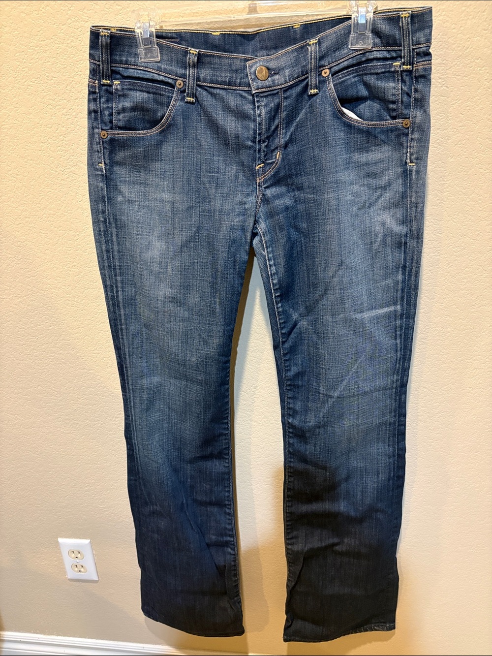 Citizens Of Humanity “Kelly” Stretch Low Waist Bootcut Jeans-Size 30/34